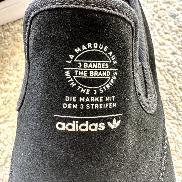 NEW Women’s Size 6 Adidas Matchcourt Black Sueded Slip Shoes Skateboardi… - Picture 9 of 9